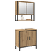 Set de mobilier pentru baie din 2 piese din lemn prelucrat Artisan Oak - WALTI WALTI