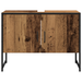 Set de mobilier pentru baie 2 piese din lemn vechi, lemn din inginerie - WALTI WALTI