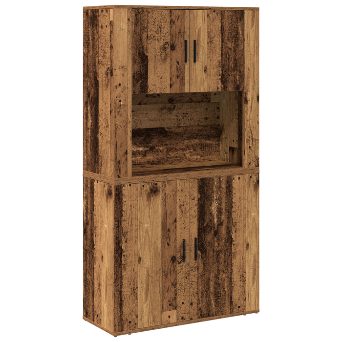 Highboard din lemn vechi 80x33x150 cm din lemn compus - WALTI WALTI