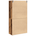 Highboard din lemn vechi 80x33x150 cm din lemn compus - WALTI WALTI