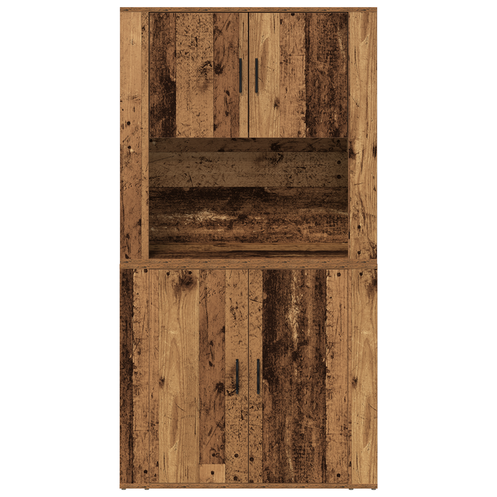 Highboard din lemn vechi 80x33x150 cm din lemn compus - WALTI WALTI