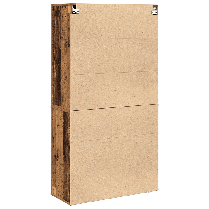 Highboard din lemn vechi 80x33x150 cm din lemn stratificat - WALTI WALTI
