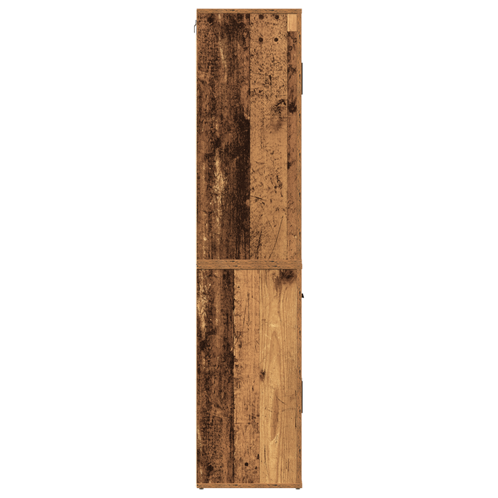 Highboard din lemn vechi 80x33x150 cm din lemn stratificat - WALTI WALTI