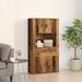 Highboard din lemn vechi 80x33x150 cm din lemn stratificat - WALTI WALTI