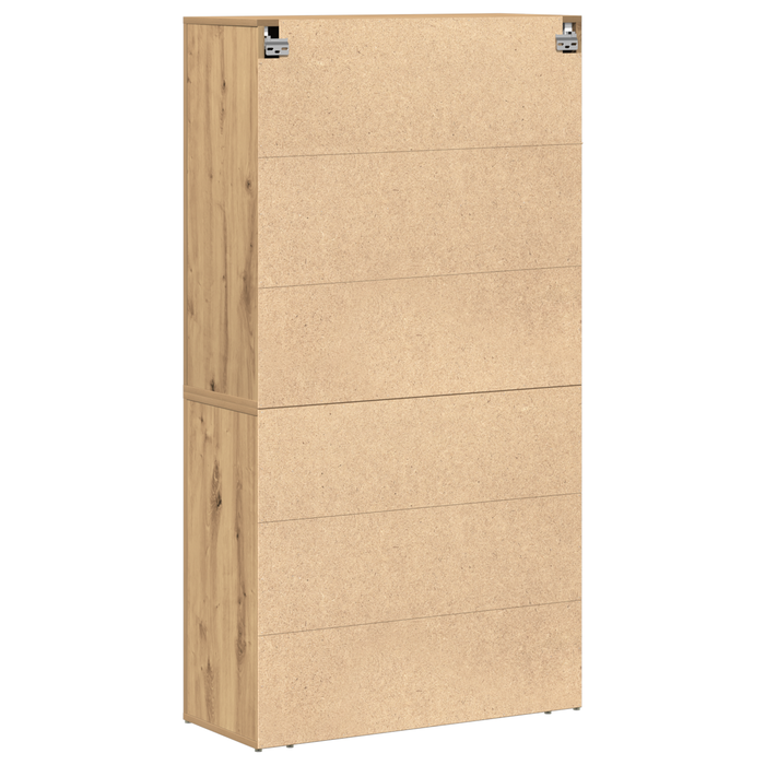 Bibliotecă înaltă Artisan Oak 80x33x150 cm Lemn prelucrat - WALTI WALTI