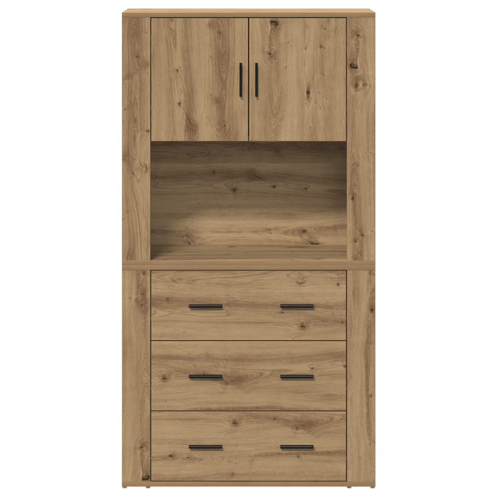 Bibliotecă înaltă Artisan Oak 80x33x150 cm Lemn prelucrat - WALTI WALTI