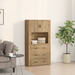 Bibliotecă înaltă Artisan Oak 80x33x150 cm Lemn prelucrat - WALTI WALTI