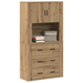 Bibliotecă înaltă Artisan Oak 80x33x150 cm Lemn prelucrat - WALTI WALTI