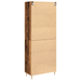 Highboard Lemn vechi 69.5x34x180 cm Lemn inginerizat - WALTI WALTI
