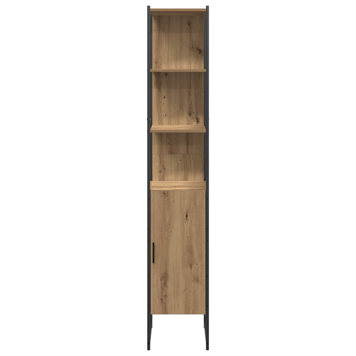 Set de Mobilier pentru Baie 3 Piese Stejar Artisan Lemn Stratificat - WALTI WALTI