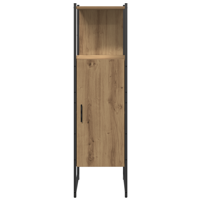 Set de Mobilier pentru Baie din 3 Piese Stejar Artizanal Lemn Prelucrat - WALTI WALTI