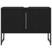 Set de Mobilier pentru Baie 3 Piese Negru Stejar Lemn Prelucrat - WALTI WALTI
