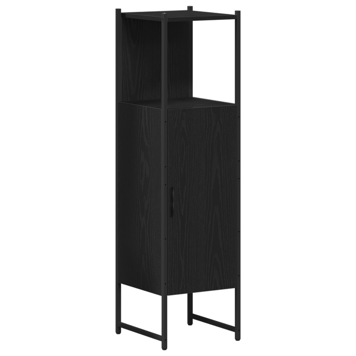 Set de mobilier pentru baie 3 piese stejar negru lemn compus - WALTI WALTI