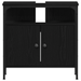 Set de Mobilier pentru Baie 3 Piese - Negru, Lemn Ingineresc - WALTI WALTI