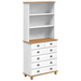 Bufet vidaXL “ASKIM” alb 91x40x199.5 cm lemn masiv de pin - WALTI WALTI