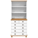 Bufet vidaXL “ASKIM” alb 91x40x199.5 cm lemn masiv de pin - WALTI WALTI