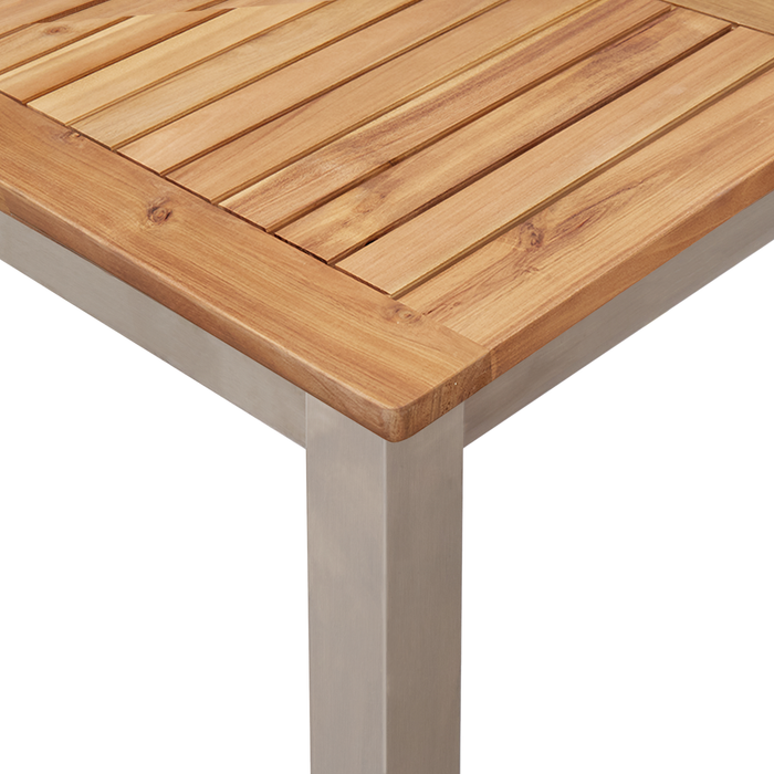 Set Dining Grădină vidaXL cu 7 Piese din Lemn Solid de Acacia - WALTI WALTI