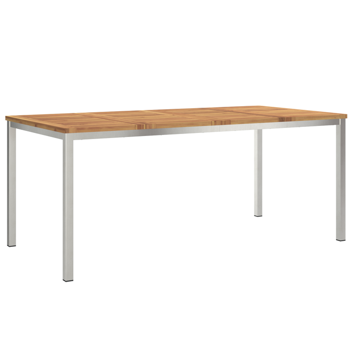 Set Dining Grădină vidaXL cu 7 Piese din Lemn Solid de Acacia - WALTI WALTI