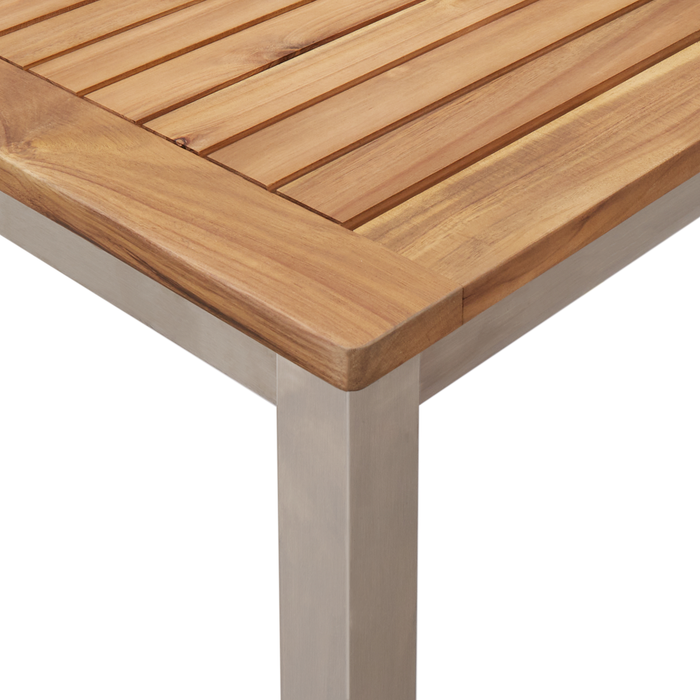 Set dining grădină vidaXL, 5 piese lemn solid tec - WALTI WALTI