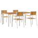 Set de Dining pentru Grădină 5 Piese din Lemn Solid de Acacia - WALTI WALTI