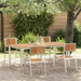 Set de Dining pentru Grădină 5 Piese din Lemn Solid de Acacia - WALTI WALTI