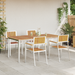 Set de Dining pentru Grădină 5 Piese din Lemn Solid de Acacia - WALTI WALTI