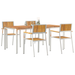 Set de Dining pentru Grădină 5 Piese din Lemn Solid de Acacia - WALTI WALTI