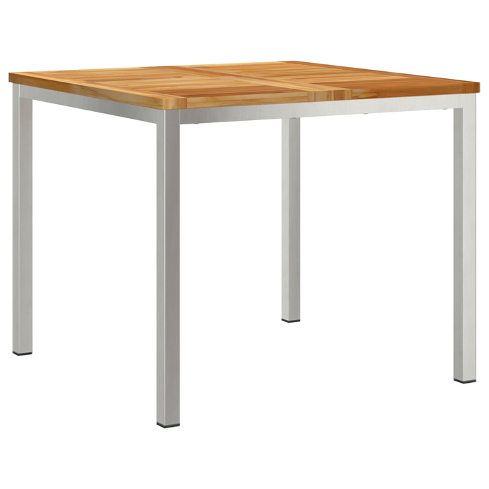 Set de dining pentru grădină vidaXL 5 piese din lemn masiv de tec - WALTI WALTI