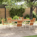 Set de dining pentru grădină vidaXL cu 7 piese din lemn masiv de acacia - WALTI WALTI