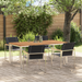 Set masă 5 piese lemn solid acacia vidaXL - WALTI WALTI