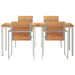 Set de dining 5 piese din lemn masiv de tec - WALTI WALTI