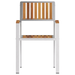 Set de 8 scaune stivuibile vidaXL 54.5x56x87 cm Lemn de acacia, Set de 4 scaune stivuibile vidaXL din lemn de acacia și metal - WALTI WALTI