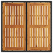 Set Mobilier Dining vidaXL Set 3 piese Negru Lemn Durabil - WALTI WALTI