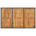 Set de dining cu 7 piese cu perne, Negru, Poliratan - WALTI WALTI