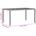 Set de dining cu 7 piese cu perne, Negru, Poliratan - WALTI WALTI