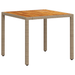 Set de dining 3 piese cu perne bej din ratan. - WALTI WALTI