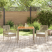 Set de dining 3 piese cu perne bej din ratan. - WALTI WALTI