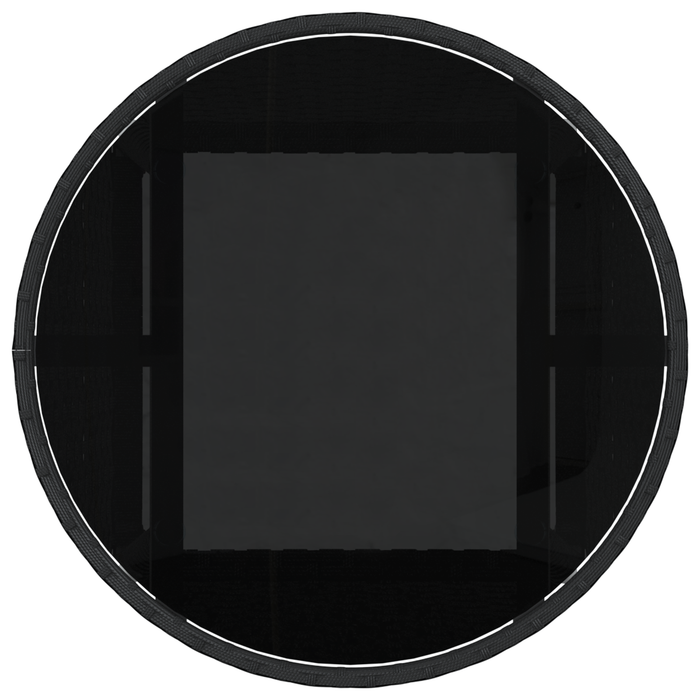 Set de dining pentru grădină 5 piese Negru Poliratan - WALTI WALTI