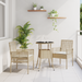 Set Mese Grădină 3 Piese Bej Poly Rattan - WALTI WALTI