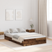 Cadru de pat cu depozitare lemn vechi 120x190 cm lemn prelucrat - WALTI WALTI