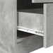 Birou cu sertar cu raft cu depozitare 2 pcs Gri din beton - WALTI WALTI