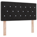 Pat box spring cu saltea, negru, 100x200 cm, catifea - WALTI WALTI