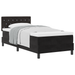 Pat box spring cu saltea, negru, 100x200 cm, catifea - WALTI WALTI