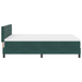 Pat box spring cu saltea, verde închis, 140x190 cm, catifea - WALTI WALTI