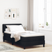 Pat cu saltea Box Spring vidaXL Negru 90x190 cm Fabricat - WALTI WALTI