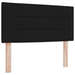 Pat box spring cu saltea, negru, 100x200 cm, textil - WALTI WALTI