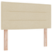 Pat Box Spring cu Saltea Crem 100x200 cm Tapiterie - WALTI WALTI