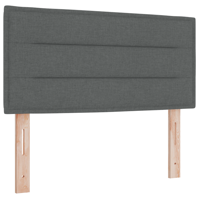 Pat cu saltea și somier Gri închis 90x200 cm Fabricat - WALTI WALTI