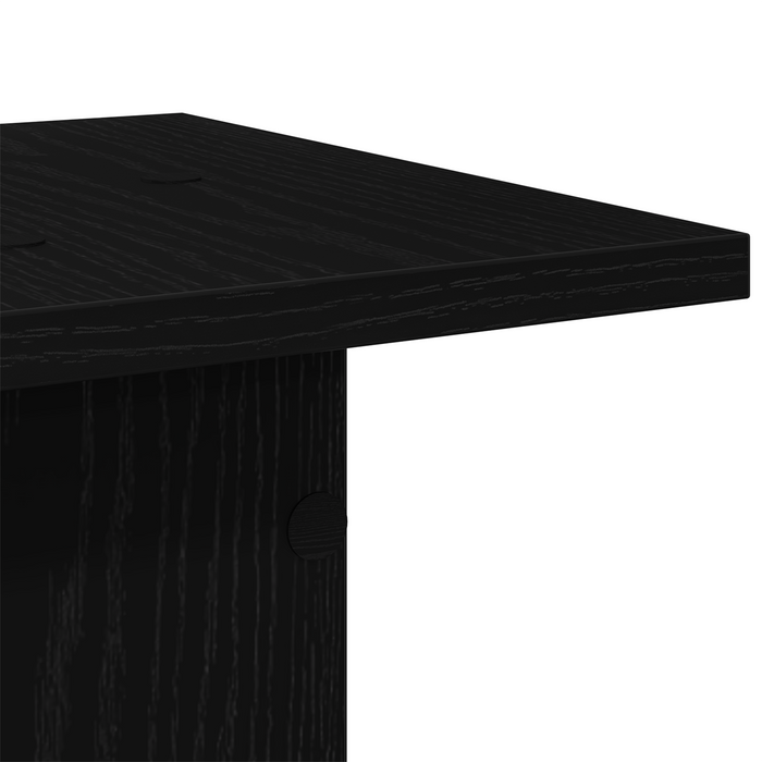 Suport plante, 2 buc., stejar negru, 30x30x95 cm lemn prelucrat - WALTI WALTI