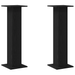 Suport plante, 2 buc., stejar negru, 30x30x95 cm lemn prelucrat - WALTI WALTI